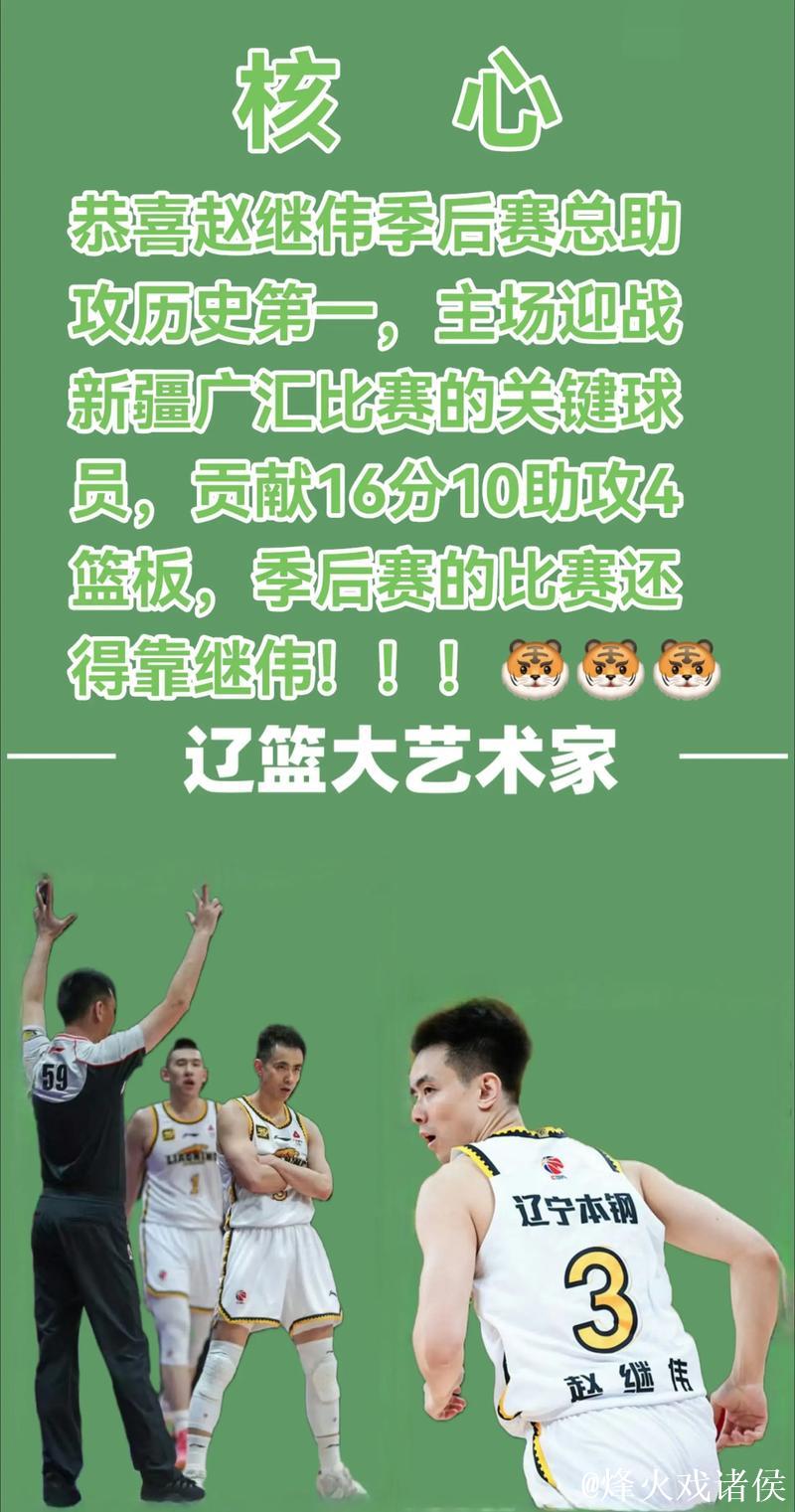 辽宁男篮主场对阵新疆 赵继伟确定复出迎来赛季首秀